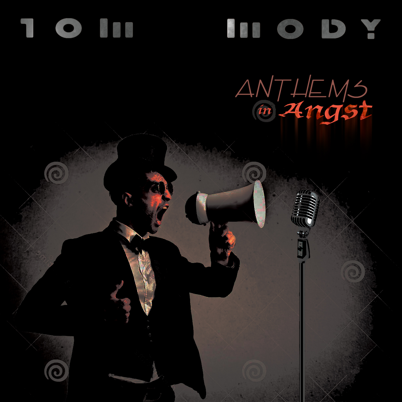 Tom Mody heavy metal album Anthems in Angst cover art