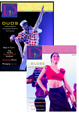 Dance family Magazine issues 1 & 2 by publishing editor Tom Mody