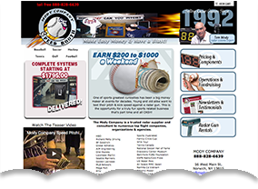 website for Speed Pitch sales