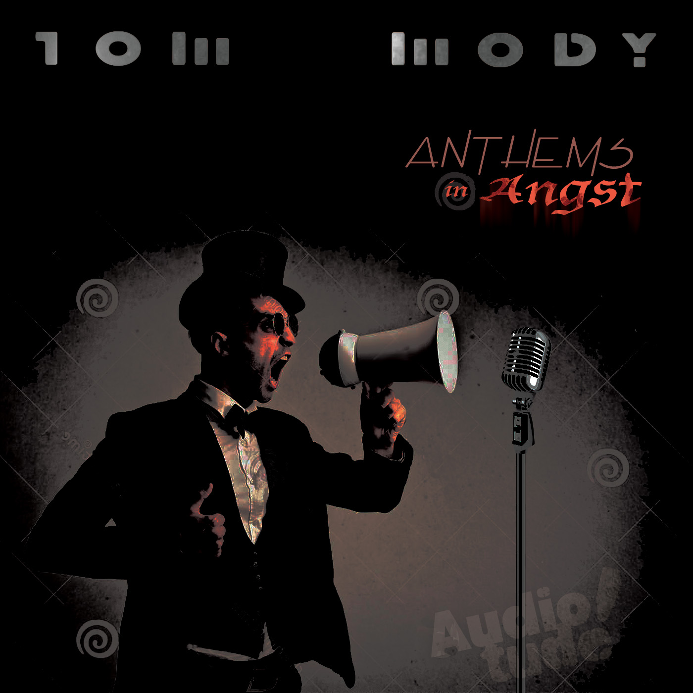 Tom Mody heavy metal album Anthems in Angst cover art